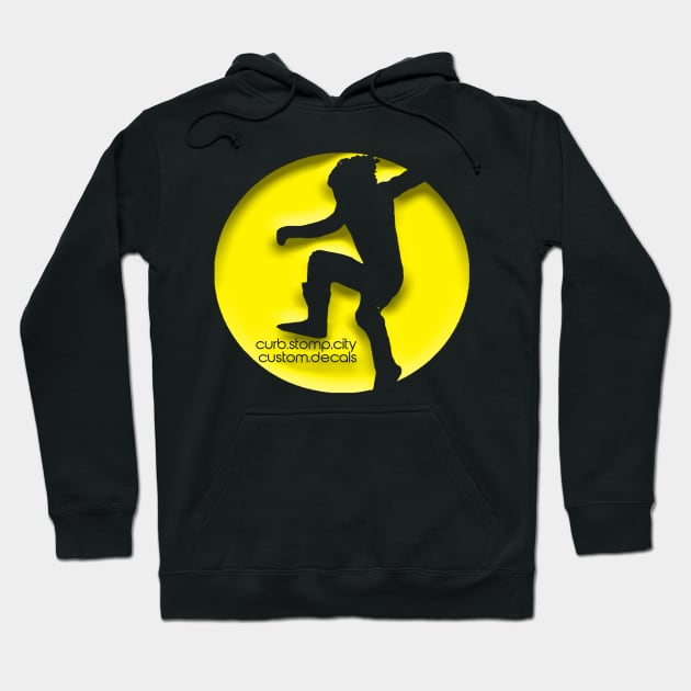 Curb Stomp- Yellow Hoodie by SrikSouphakheth